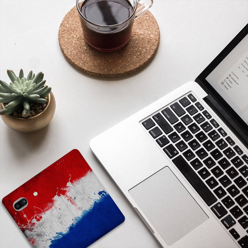 Google Pixel 7A Standcase Nederland Nederlandse vlag design bovenaanzicht