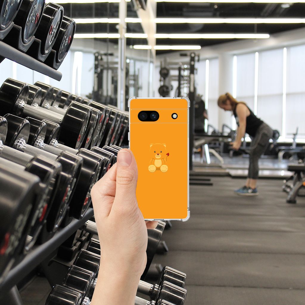 Google Pixel 7A Stevig Bumper Hoesje Baby Beer B2C Telecom