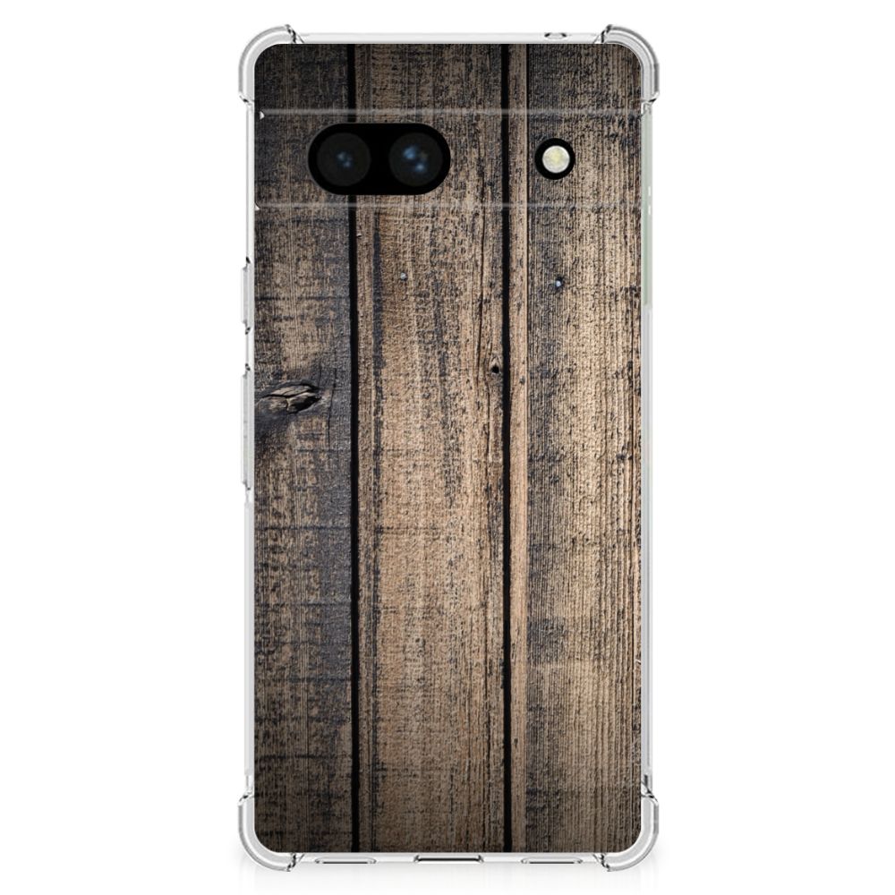 Google Pixel 7A Stevig Telefoonhoesje Steigerhout B2C Telecom