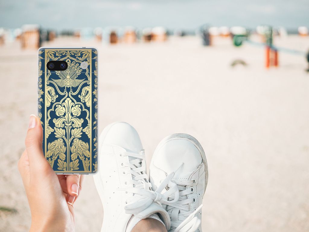 Google Pixel 7A TPU Case Beige Flowers B2C Telecom