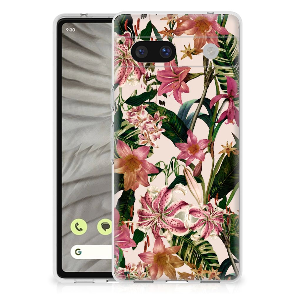 Google Pixel 7A TPU Case Flowers B2C Telecom
