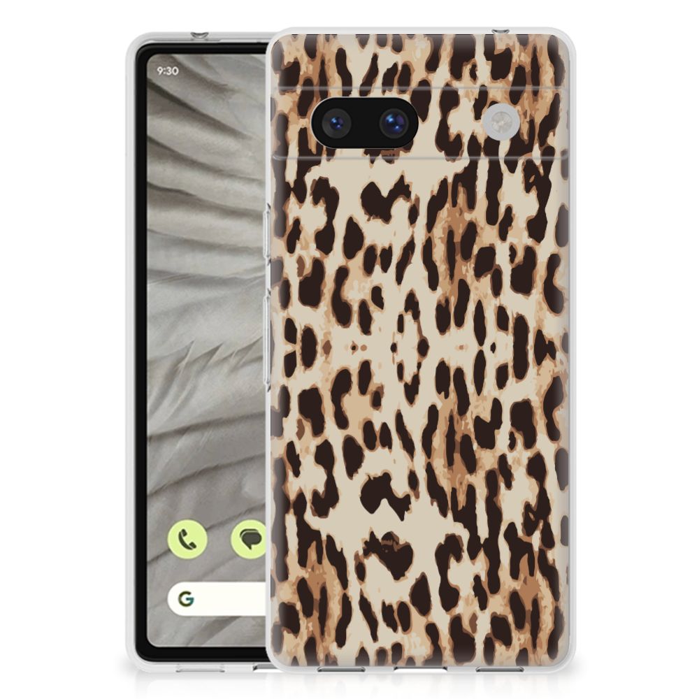 Google Pixel 7A TPU Hoesje Leopard B2C Telecom