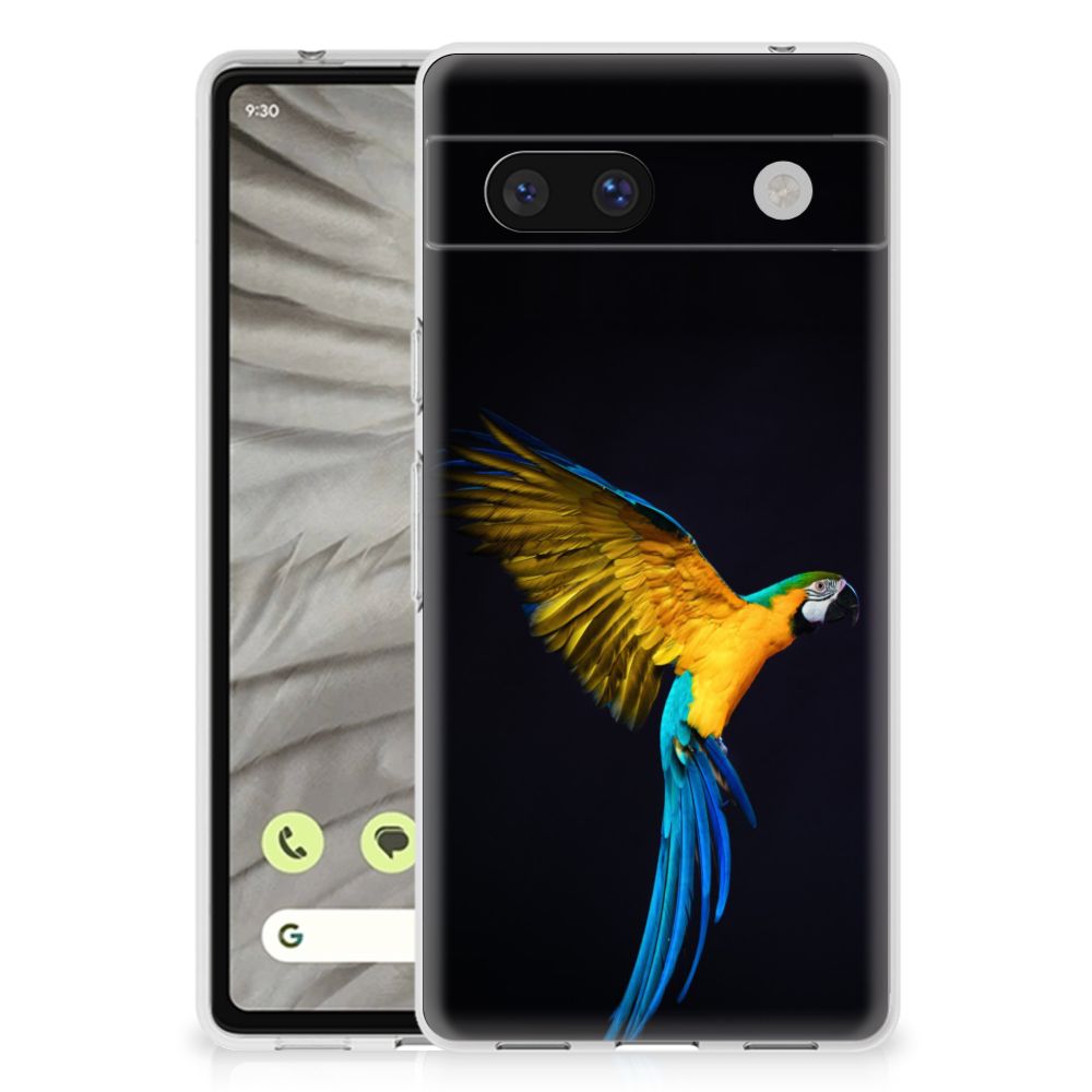 Google Pixel 7A TPU Hoesje Papegaai B2C Telecom