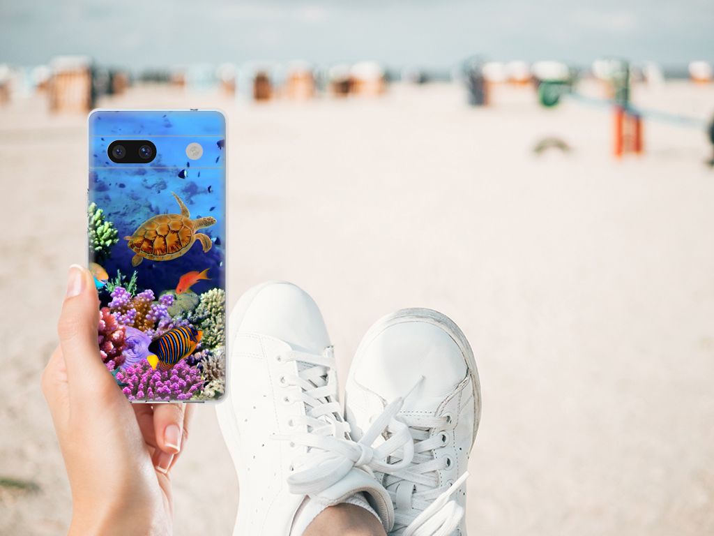 Google Pixel 7A TPU Hoesje Vissen B2C Telecom