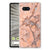 Google Pixel 7A TPU Siliconen Hoesje Marmer Oranje B2C Telecom