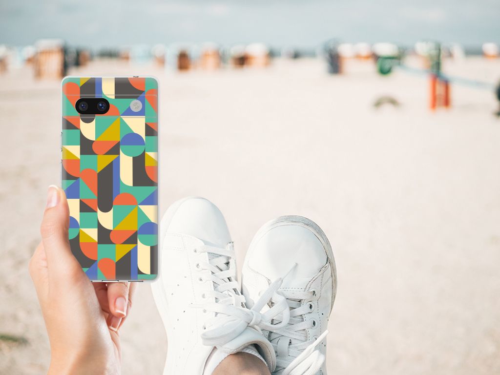 Google Pixel 7A TPU bumper Funky Retro B2C Telecom