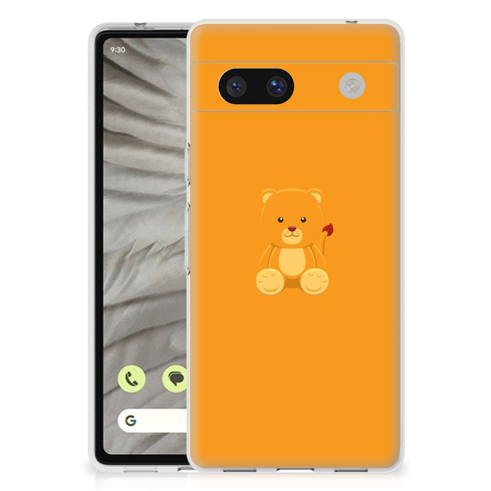 Google Pixel 7A Telefoonhoesje met Naam Baby Beer B2C Telecom