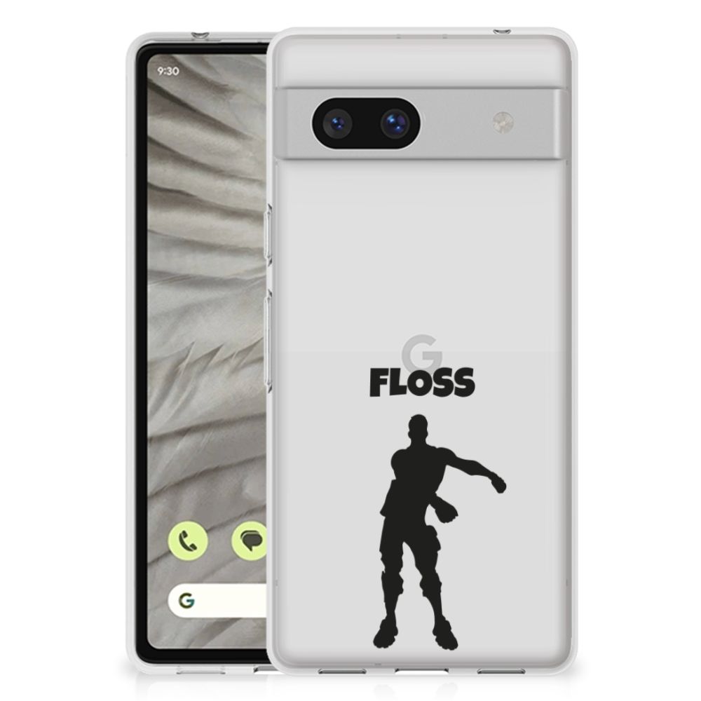 Google Pixel 7A Telefoonhoesje met Naam Floss B2C Telecom
