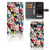 Google Pixel 7A Telefoonhoesje met Pasjes Birds telefoontas design vogels voorkant en binnenkant