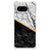 Google Pixel 8 Anti-Shock Hoesje Marmer Wit Zwart - Origineel Cadeau Man B2C Telecom