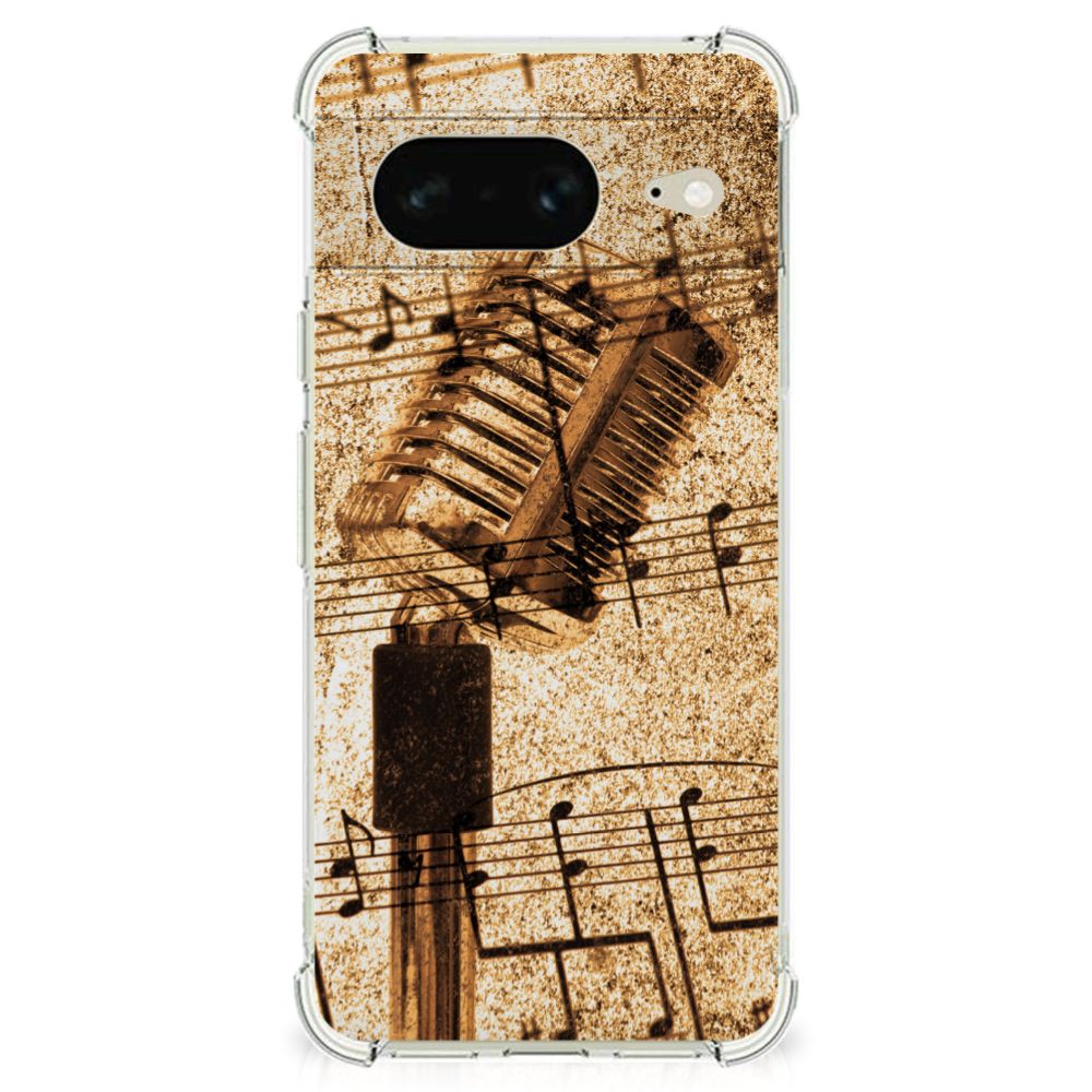 Google Pixel 8 Anti-shock Hoesje met foto Bladmuziek B2C Telecom