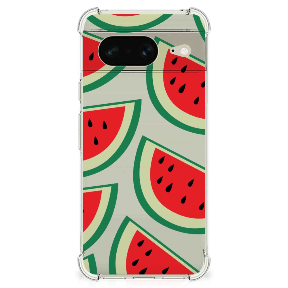 Google Pixel 8 Beschermhoes Watermelons ontwerp achterzijde
