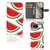 Google Pixel 8 Book Cover Watermelons met ruimte voor 3 pasjes, vrolijke watermeloenen design 🍉.