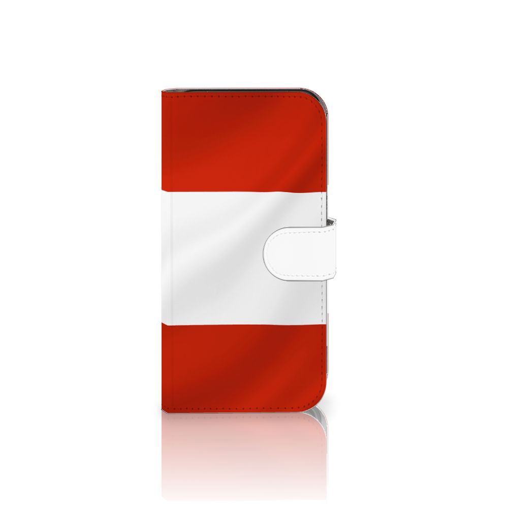Google Pixel 8 Bookstyle Case Oostenrijk bookstyle case vlag design aanzicht