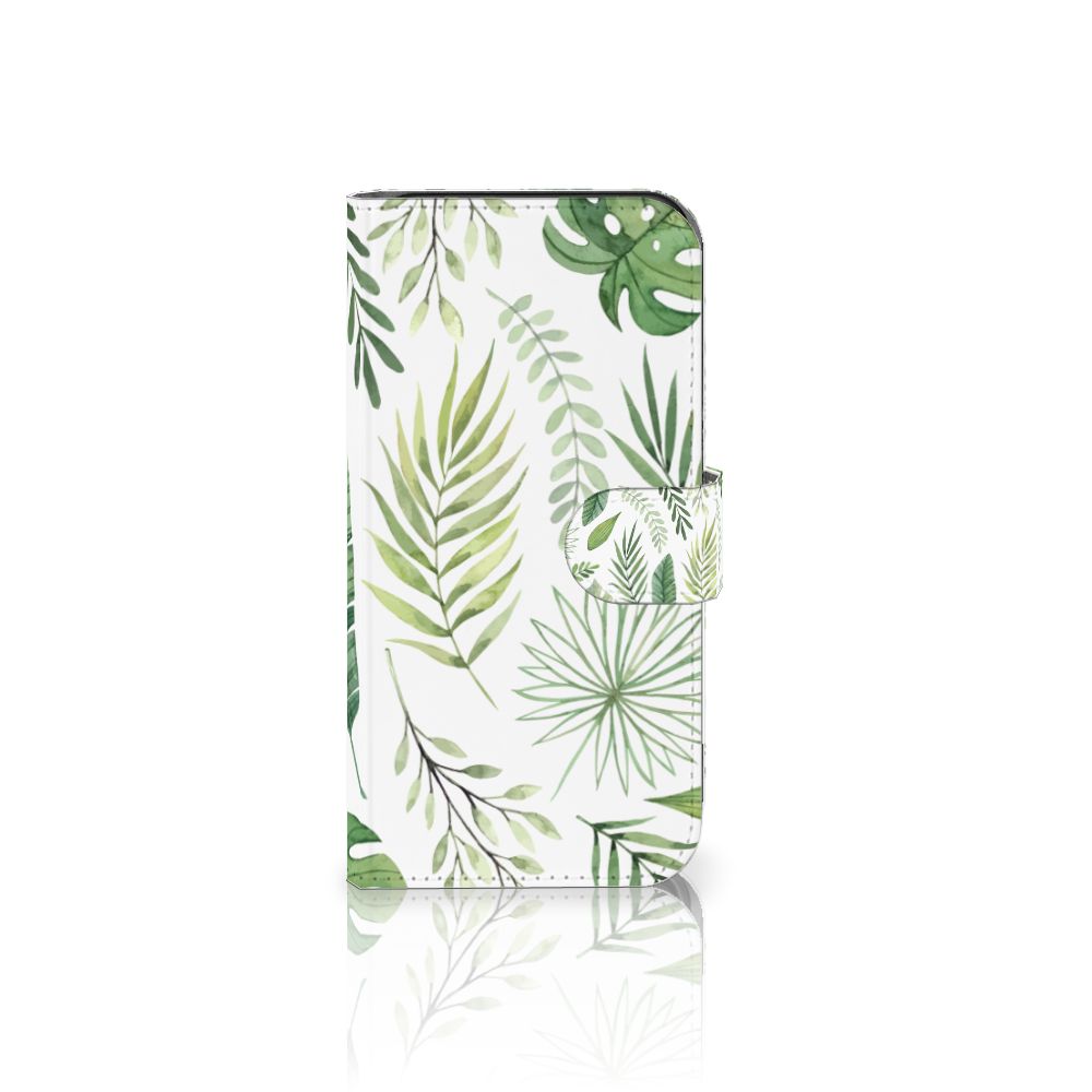 Google Pixel 8 Hoesje Leaves hoesje bladeren design voorkant