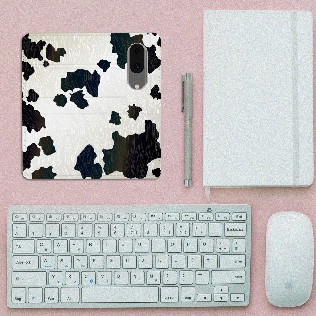 Google Pixel 8 Hoesje maken Koeienvlekken design koeienvlekken aanzicht