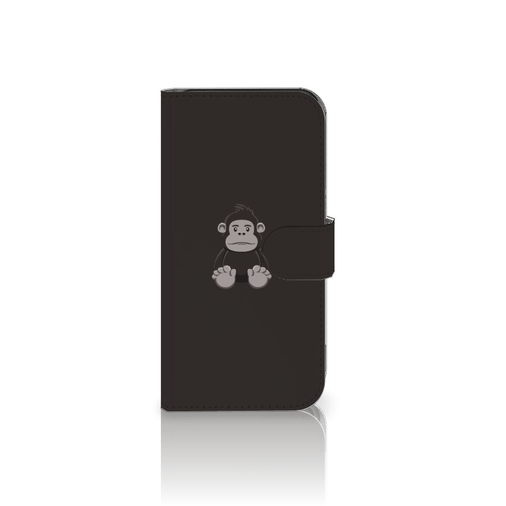 Google Pixel 8 Leuk Hoesje Gorilla flip case gorilla design voorzijde