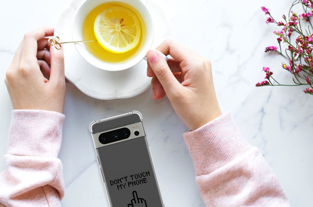 Google Pixel 8 Pro Anti Shock Case Finger Don't Touch My Phone B2C Telecom