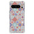 Google Pixel 8 Pro Anti-Shock Hoesje Tiles Color design achterkant