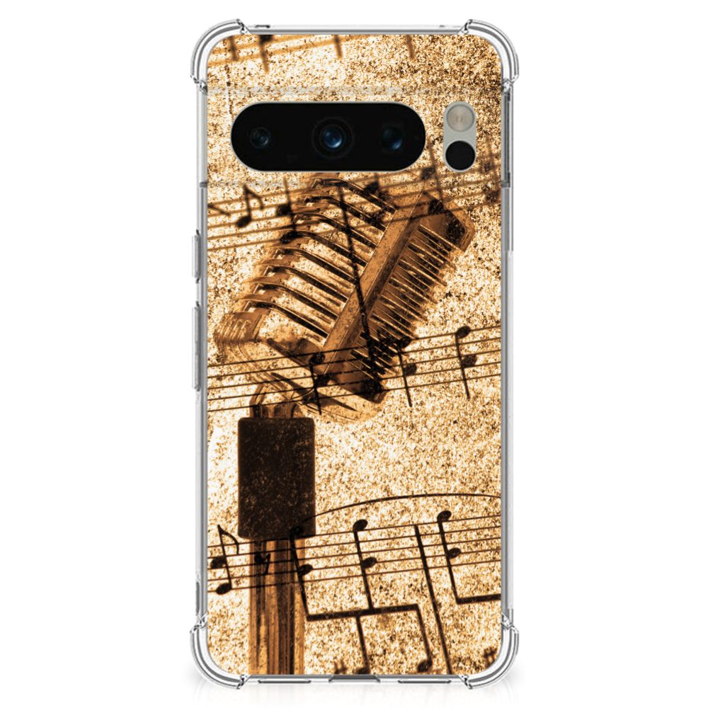 Google Pixel 8 Pro Anti-shock Hoesje met foto Bladmuziek B2C Telecom