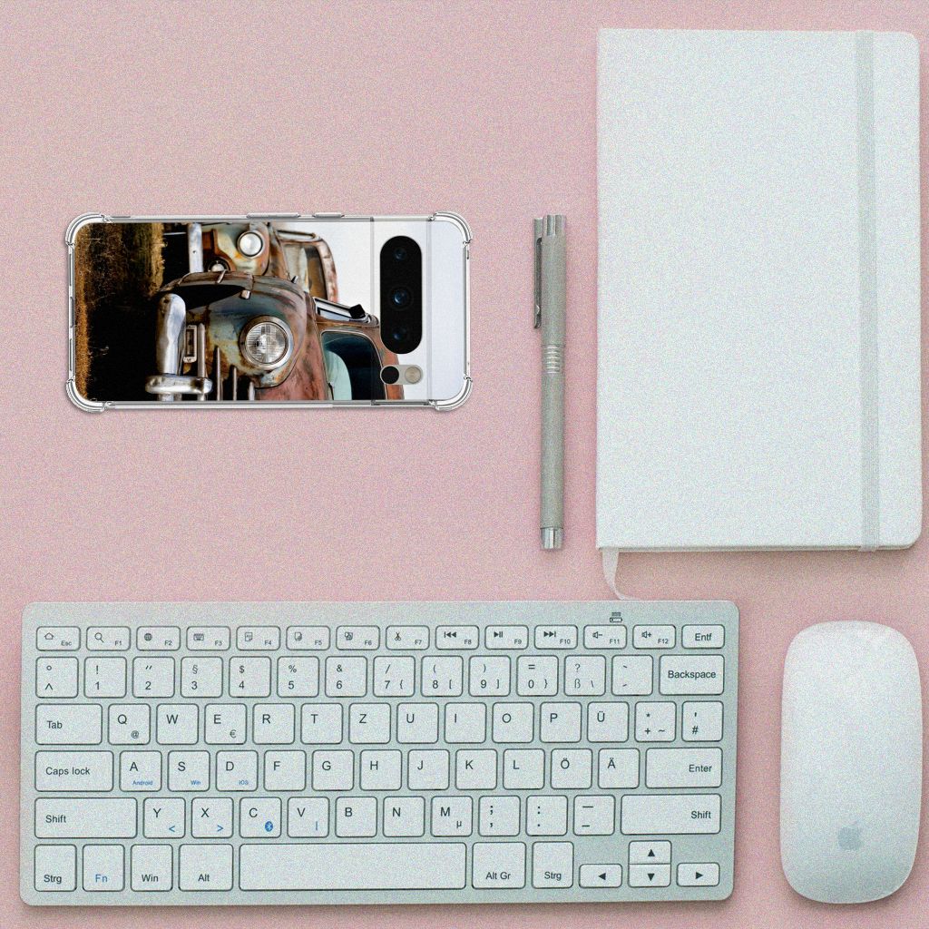 Google Pixel 8 Pro Anti-shock Hoesje met foto Vintage Auto B2C Telecom