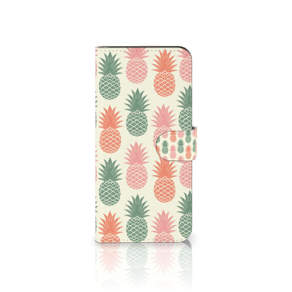 Google Pixel 8 Pro Book Cover Ananas telefoonhoes ananas patronen voorkant
