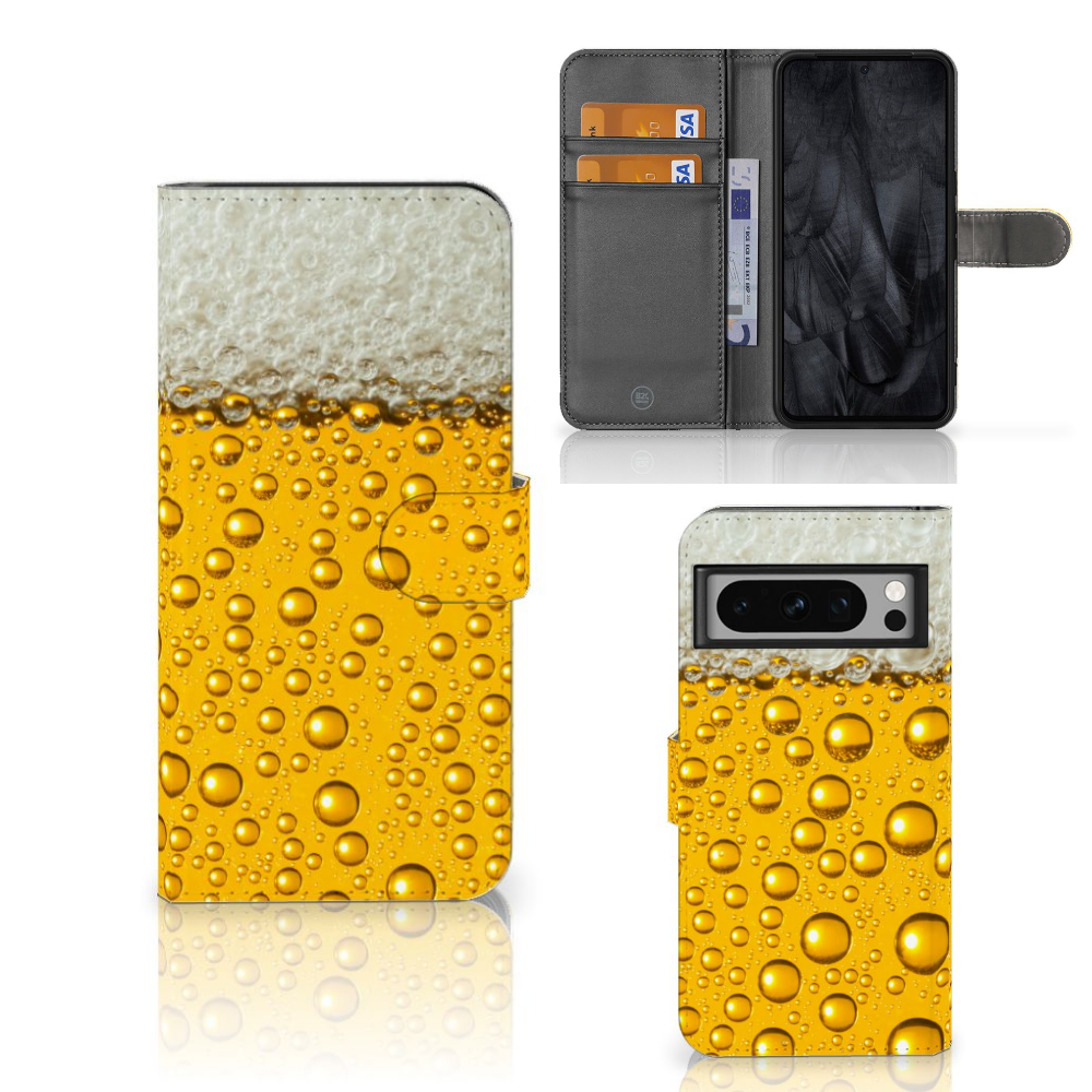 Google Pixel 8 Pro Book Cover Bier bookcover bierprint voorkant zijkant