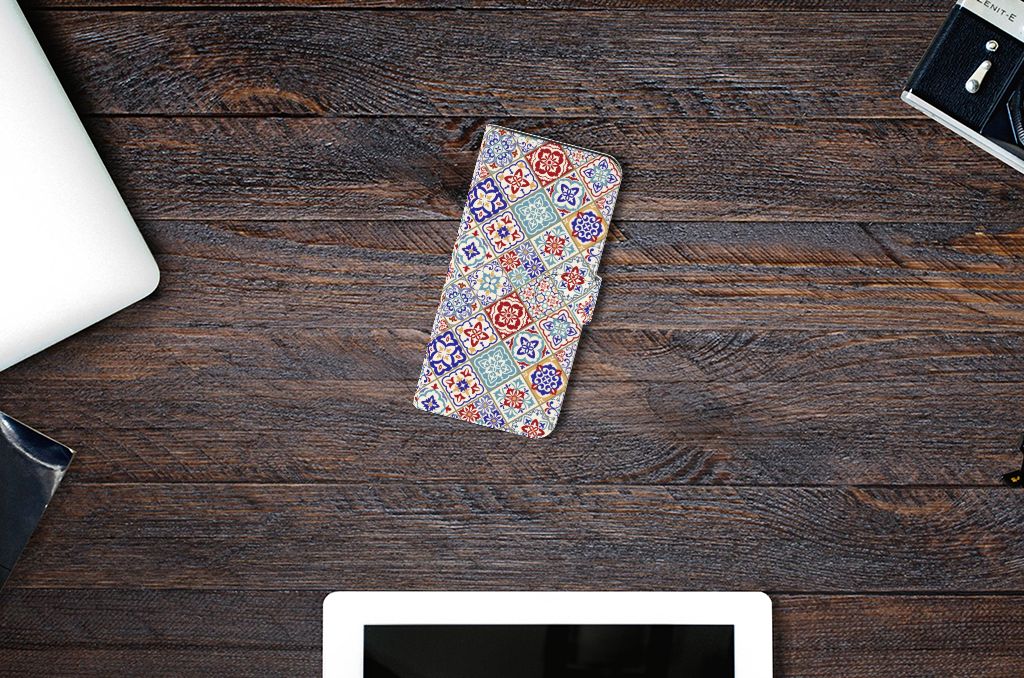 Google Pixel 8 Pro Bookcase Tiles Color design Turkse tegels aanzicht