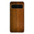 Google Pixel 8 Pro Bumper Hoesje Donker Hout achterkant design