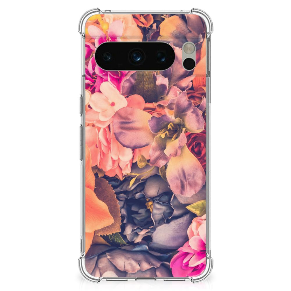 Google Pixel 8 Pro Case Bosje Bloemen bloemen design achterkant