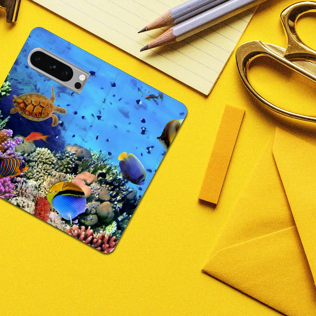 Google Pixel 8 Pro Hoesje maken Vissen design vissen bovenaanzicht