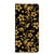 Google Pixel 8 Pro Smart Cover Gouden Bloemen bloemenpatroon voorkant