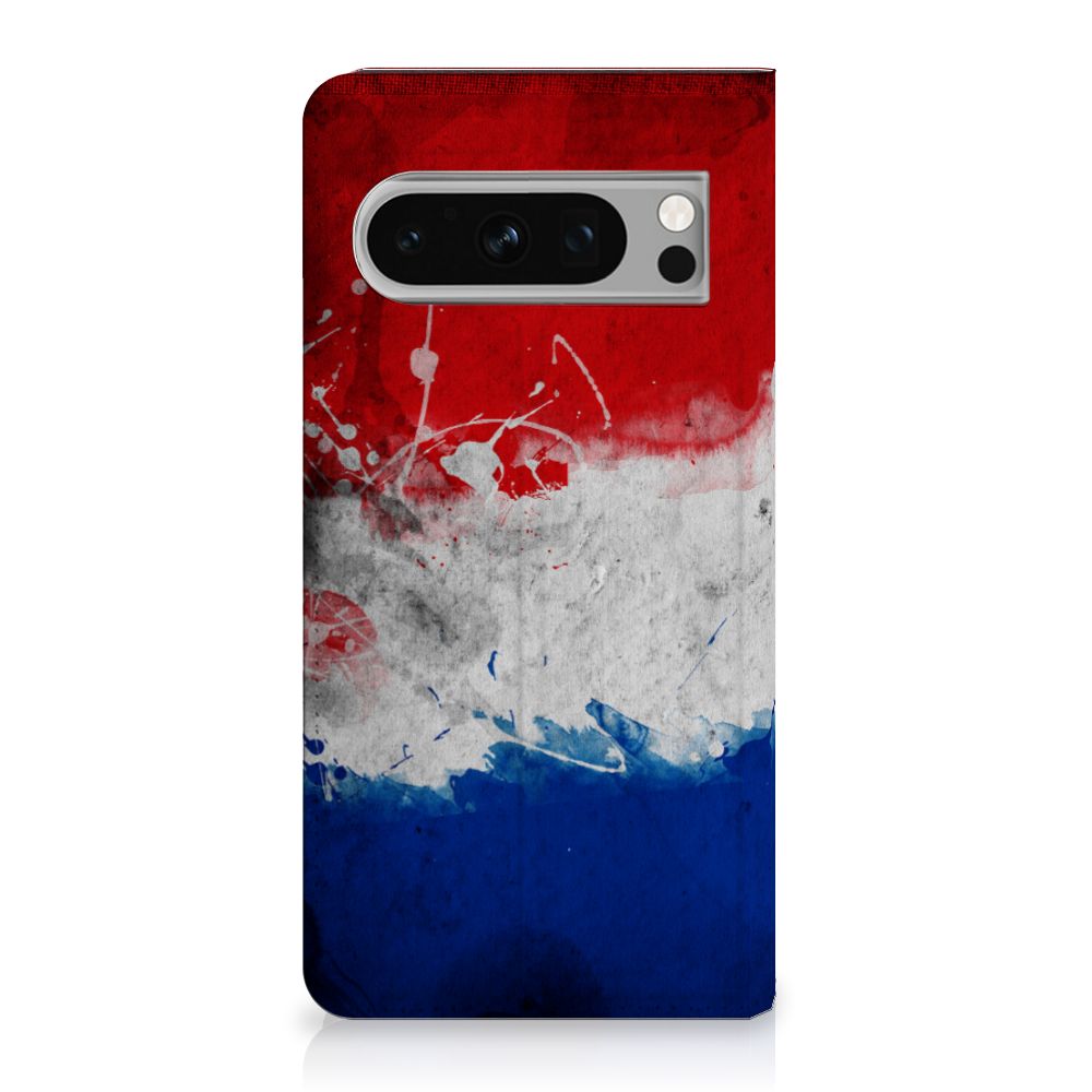 Google Pixel 8 Pro Standcase Nederland hoesje Nederlandse vlag voorkant