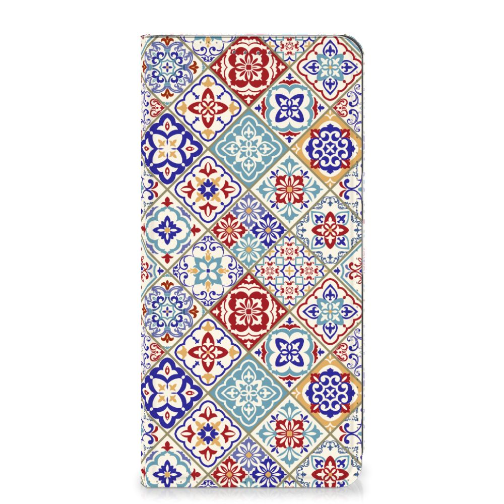 Google Pixel 8 Pro Standcase Tiles Color design patroon voorzijde