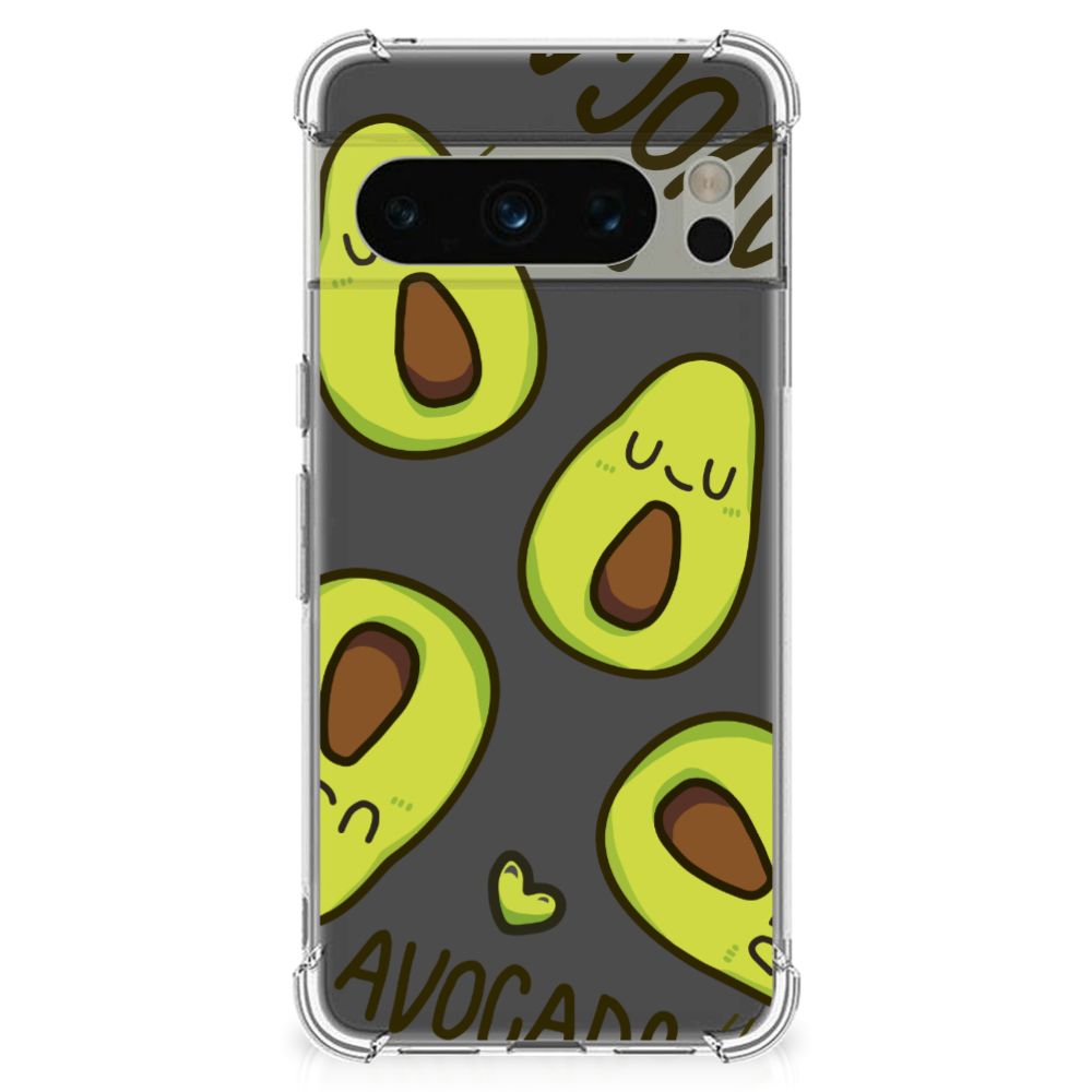Google Pixel 8 Pro Stevig Bumper Hoesje Avocado Singing B2C Telecom