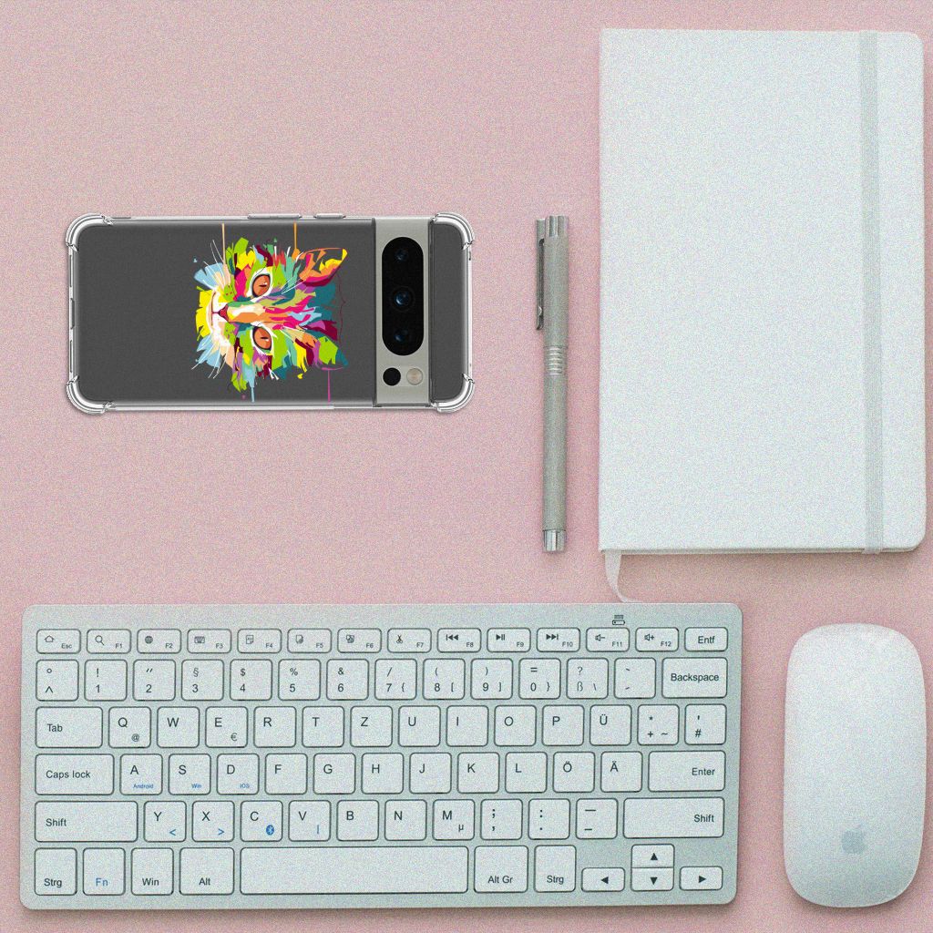Google Pixel 8 Pro Stevig Bumper Hoesje Cat Color B2C Telecom