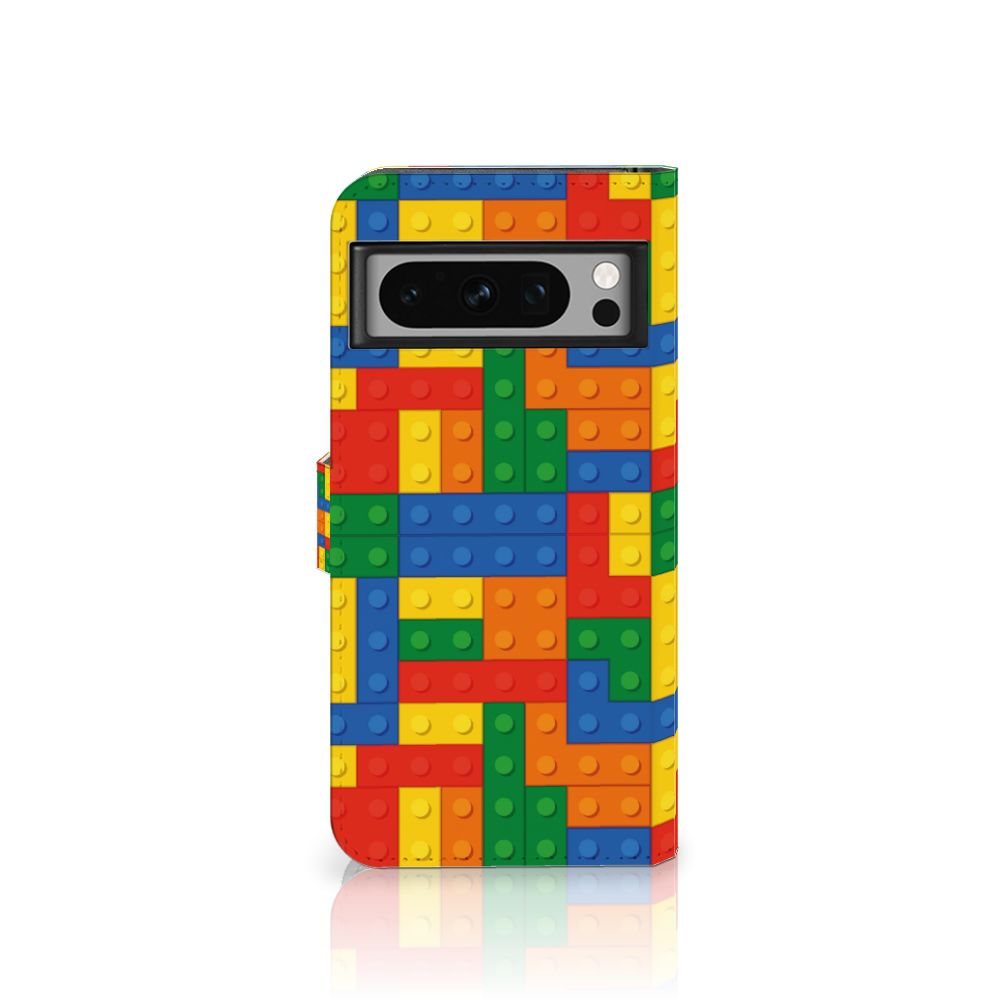 Google Pixel 8 Pro Telefoon Hoesje Blokken telefoonhoesje design blokken voorkant