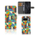 Google Pixel 8 Pro Telefoon Hoesje Funky Retro design kleurrijk abstract aanzicht