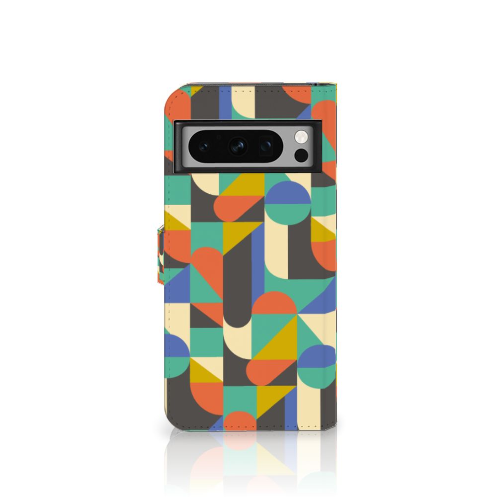 Google Pixel 8 Pro Telefoon Hoesje Funky Retro telefoonhoesje design funky retro aanzicht
