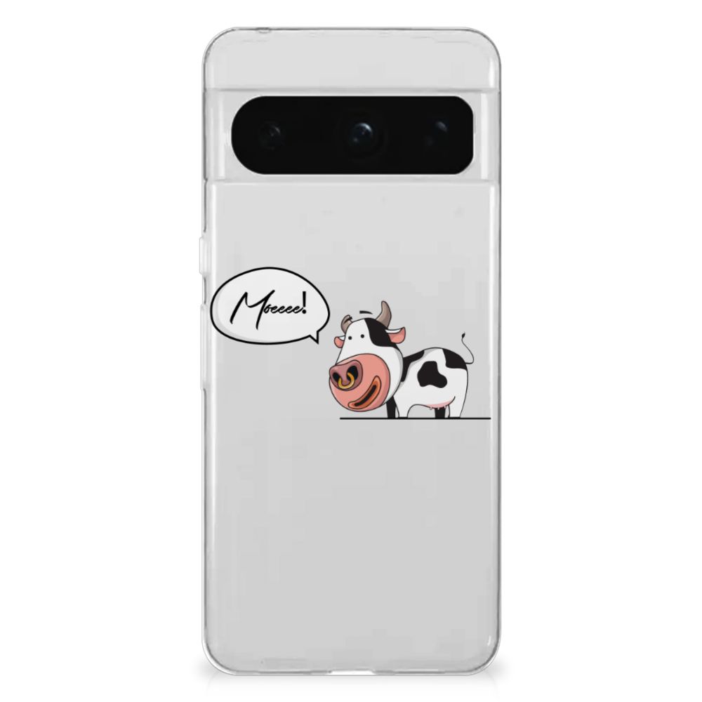 Google Pixel 8 Pro Telefoonhoesje met Naam Cheeky Cow
