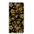 Google Pixel 8 Smart Cover Gouden Bloemen design bloemen zwart