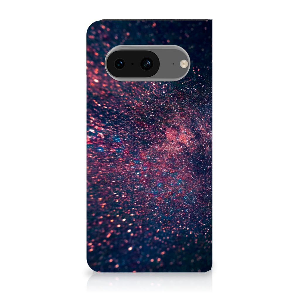 Google Pixel 8 Stand Case Stars met kunstzinnige galaxy design voor gebruiksgemak en uitstraling ⭐