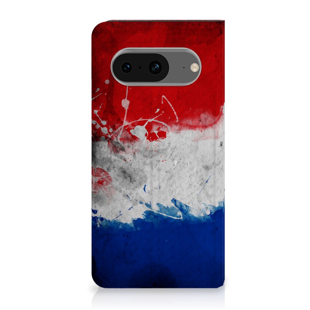Google Pixel 8 Standcase Nederland design Nederlandse vlag aanzicht