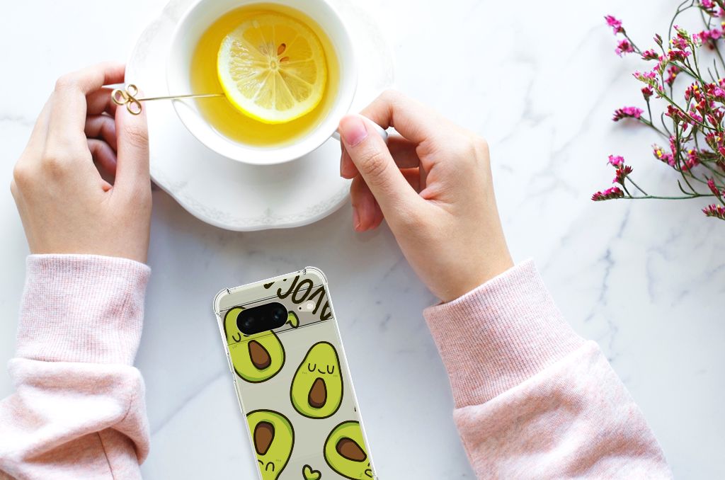 Google Pixel 8 Stevig Bumper Hoesje Avocado Singing B2C Telecom