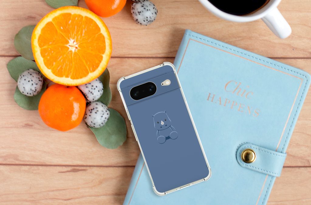 Google Pixel 8 Stevig Bumper Hoesje Baby Rhino B2C Telecom
