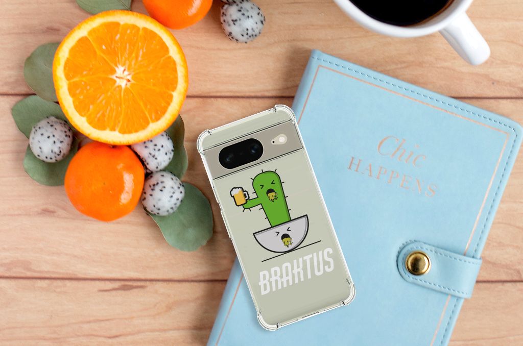 Google Pixel 8 Stevig Bumper Hoesje Braktus anzicht