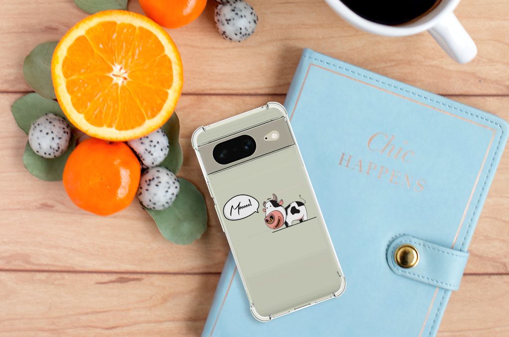 Google Pixel 8 Stevig Bumper Hoesje Cow B2C Telecom