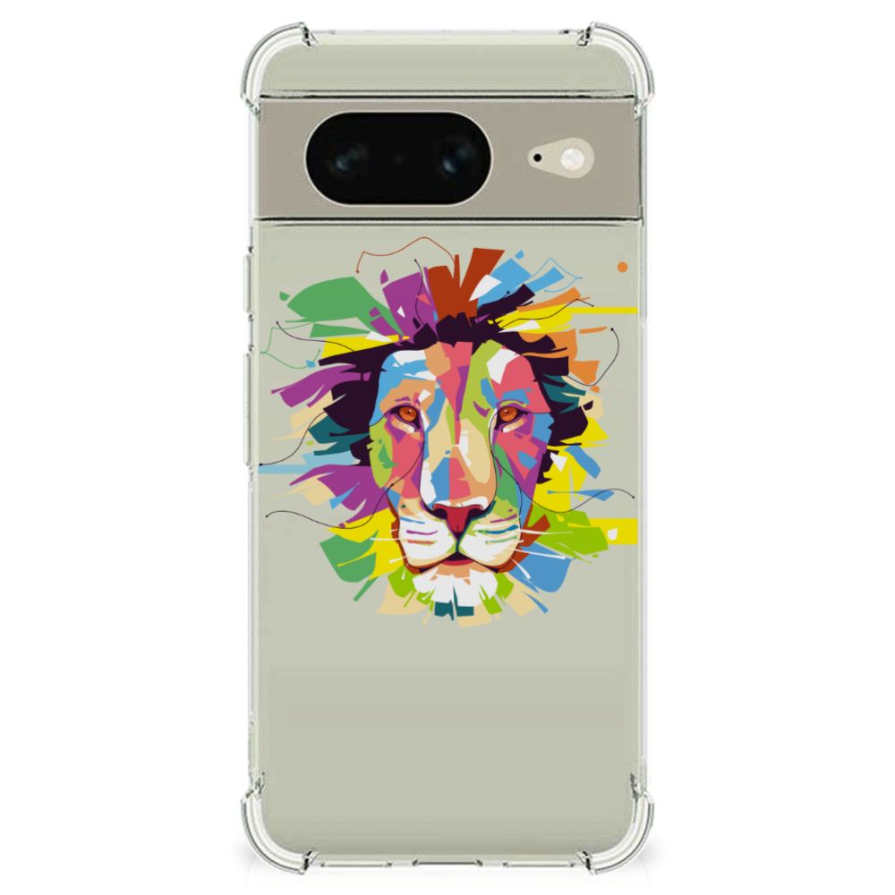 Google Pixel 8 Stevig Bumper Hoesje Lion Color B2C Telecom