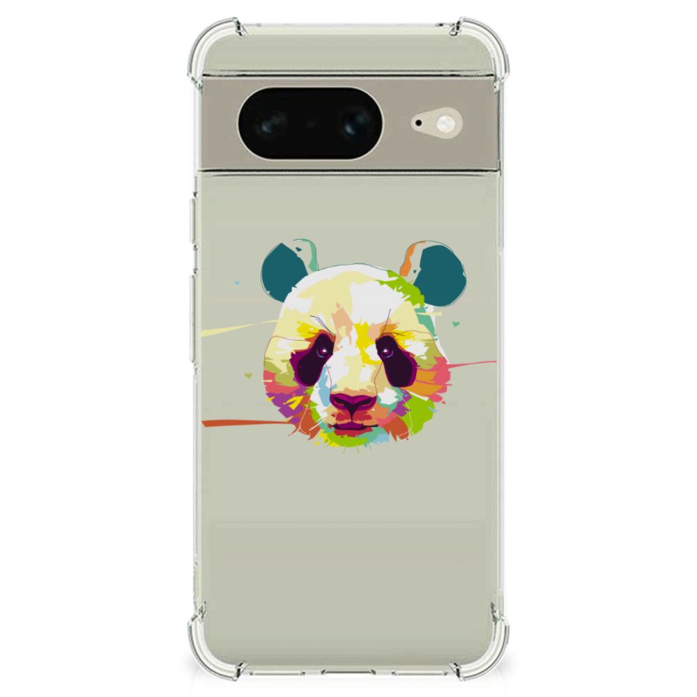 Google Pixel 8 Stevig Bumper Hoesje Panda Color B2C Telecom