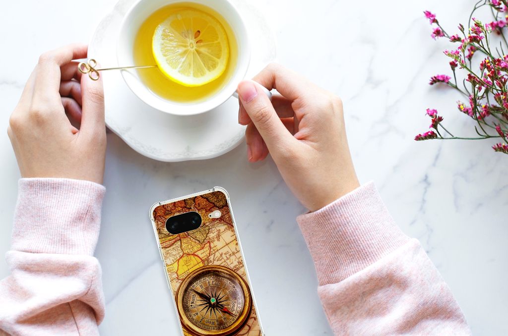 Google Pixel 8 Telefoonhoesje met valbescherming Kompas B2C Telecom